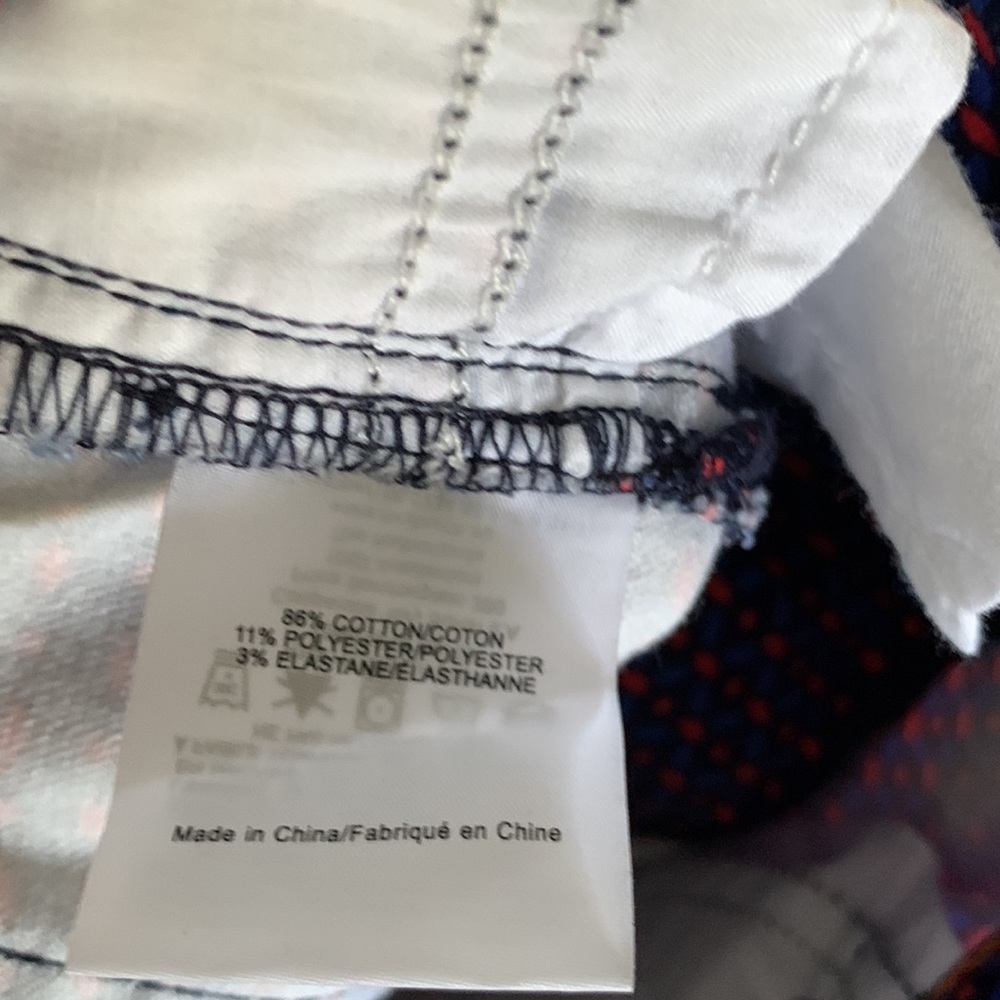 Tory Burch Pants Blue/Red 25W - Picture 7 of 8
